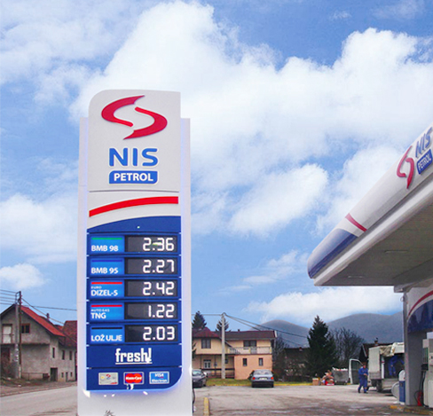 Gas Station Petrol Price Led Display